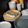KOZIOL Rio bestekset 3st nature ash grey