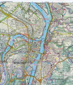 Kummerly en Frey Wandelkaart Untermosel 21 Cochem tot Koblenz