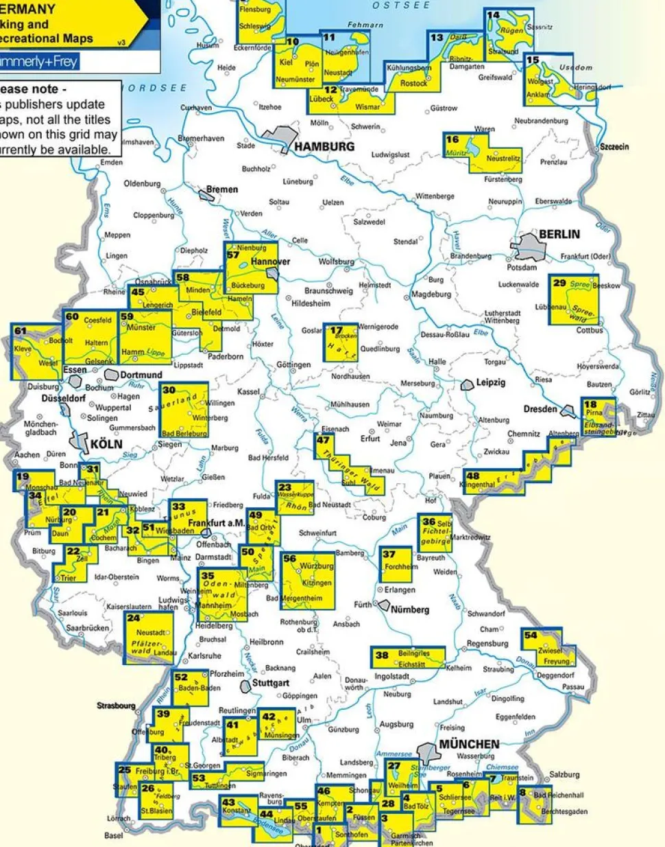 Kummerly en Frey Wandelkaart Untermosel 21 Cochem tot Koblenz