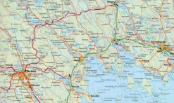 Kummerly en Frey Wegenkaart Zweden Noord 6