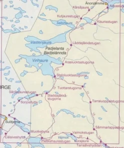 Lantmäteriet Wandelkaart BD9 Padjelanta Sulitelma