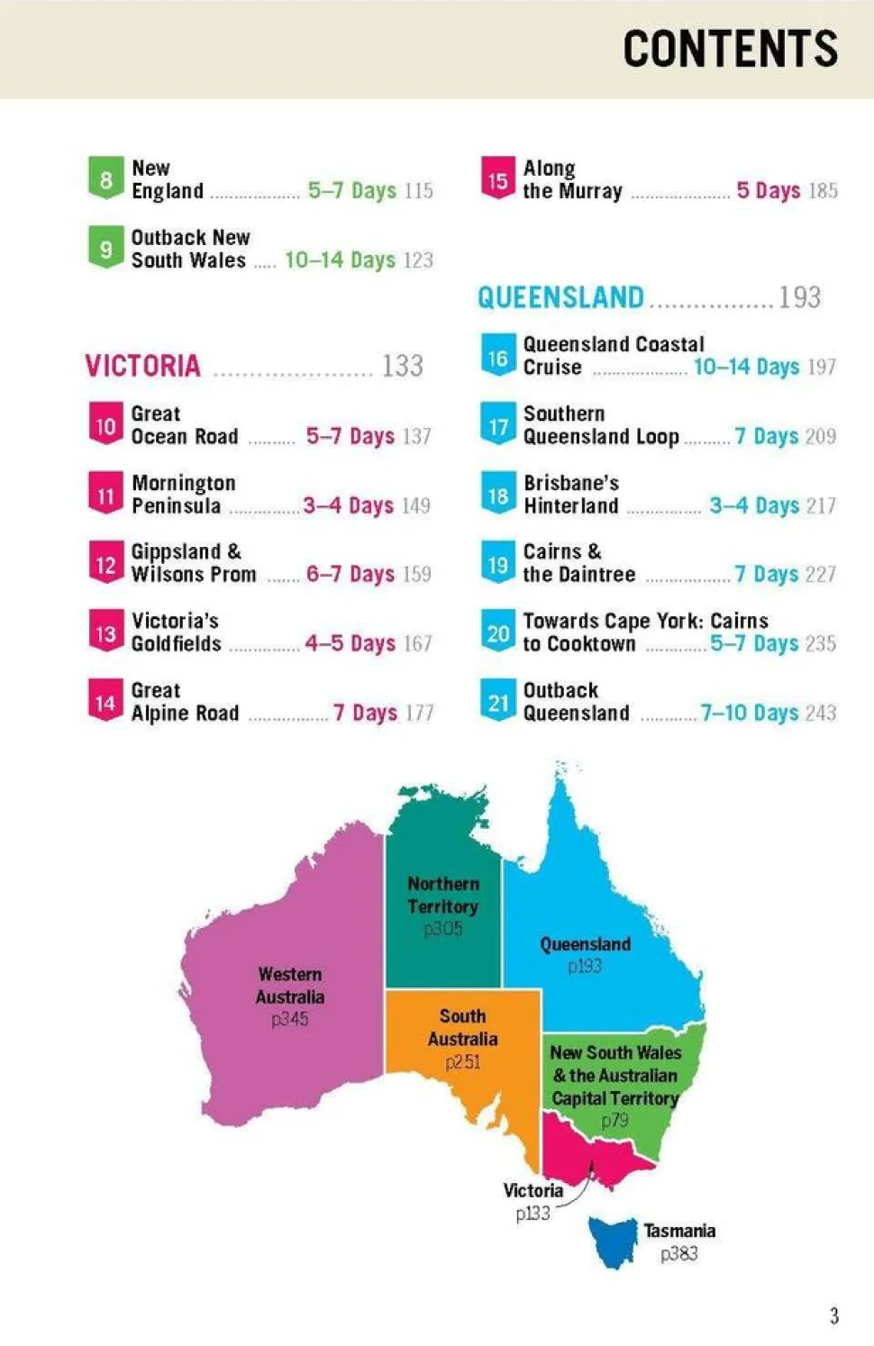 Lonely Planet Australia's Best Trips - Autoreisgids Australië