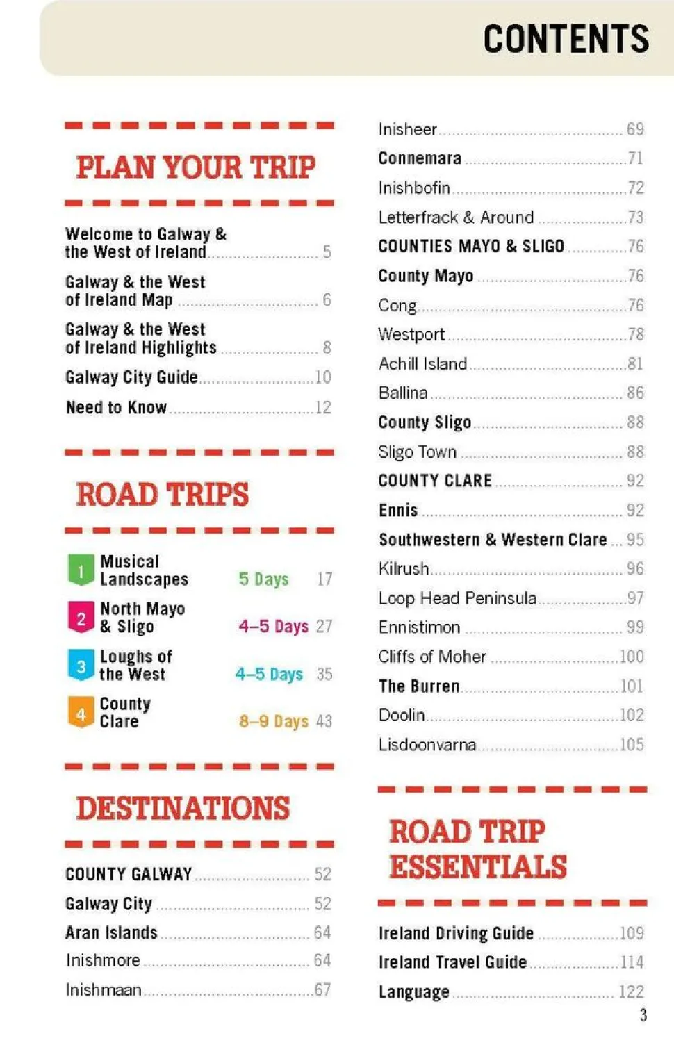 Lonely Planet Galway & the West of Ireland Roadrips