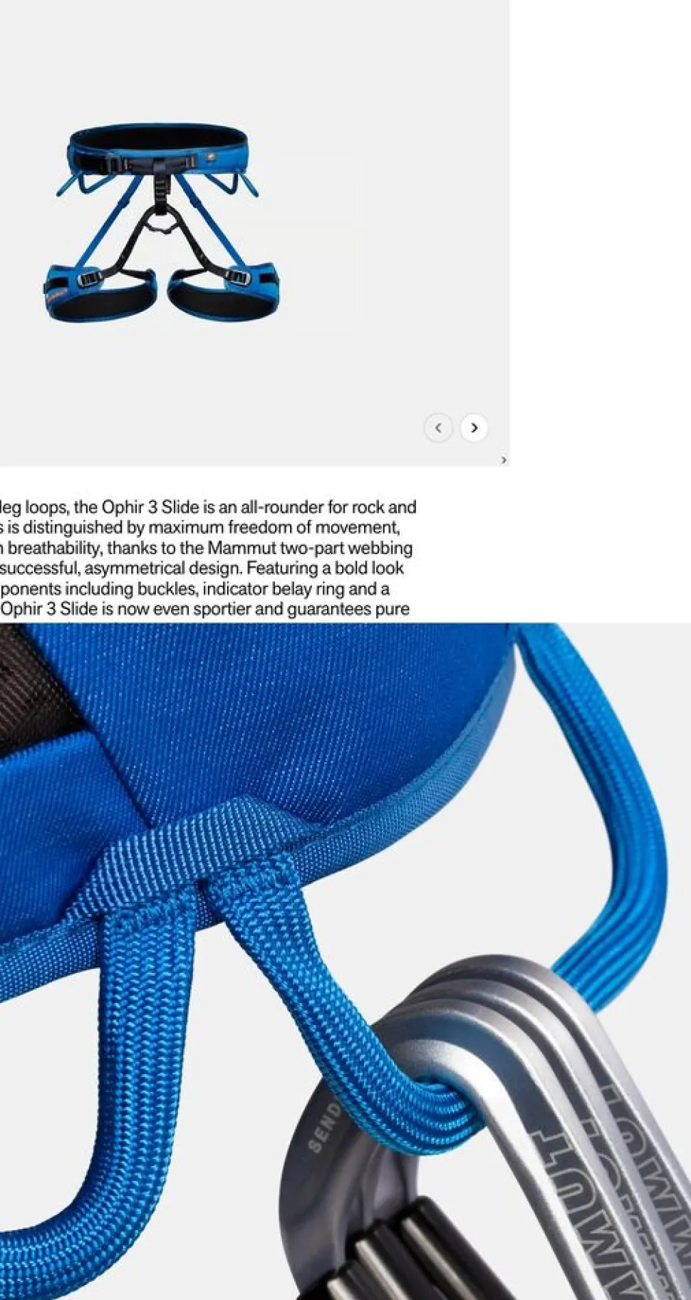 Mammut Ophir 3 slide