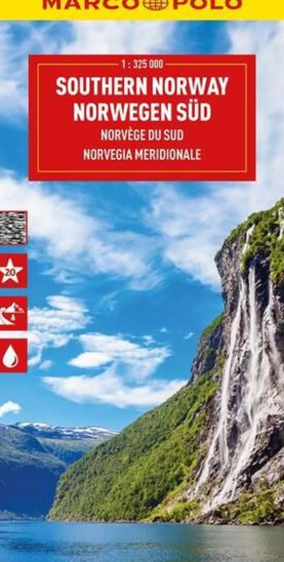 Marco Polo Noorwegen Zuid wegenkaart