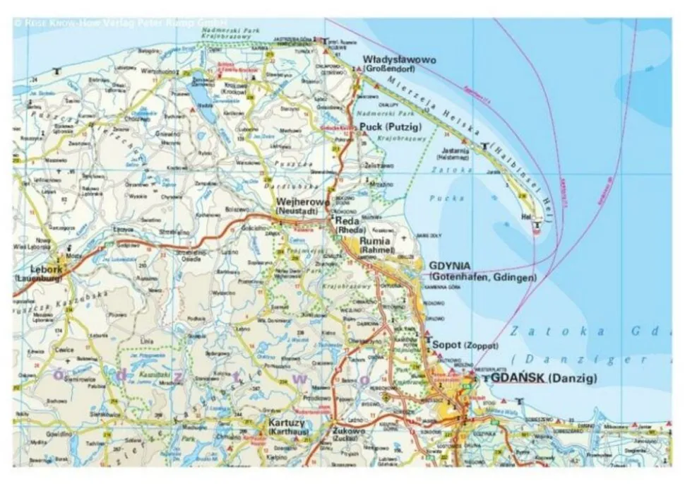 Marco Polo Wegenatlas Polen
