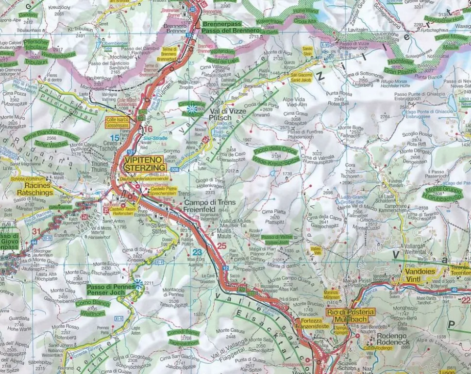 Marco Polo Wegenkaart 3 Zuid-Tirol Trentino Gardameer