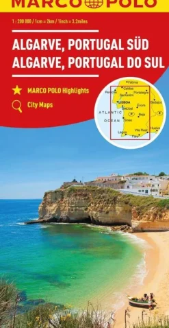 Marco Polo Wegenkaart Algarve Zuid Portugal