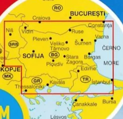 Marco Polo Wegenkaart Bulgarije