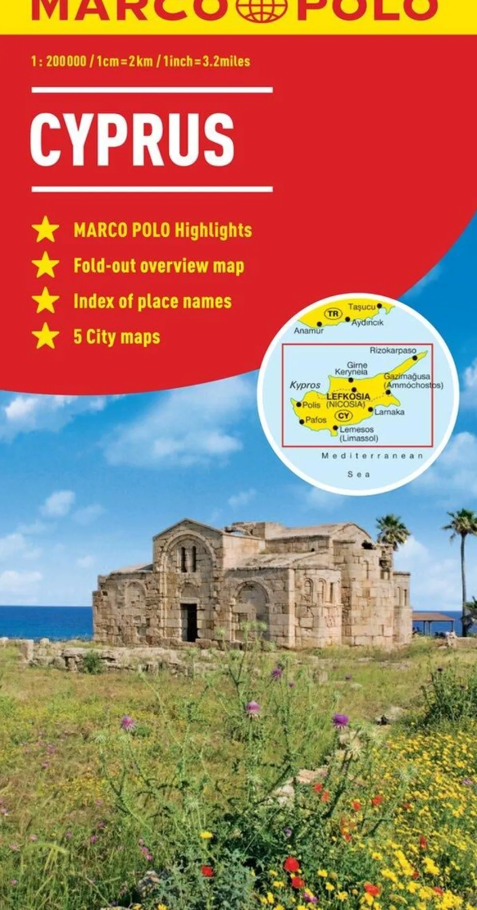 Marco Polo Wegenkaart Cyprus