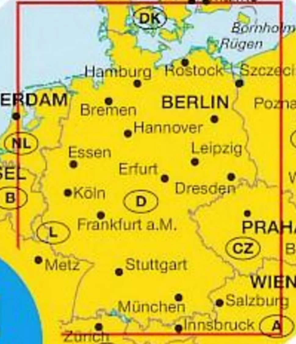 Marco Polo Wegenkaart Duitsland