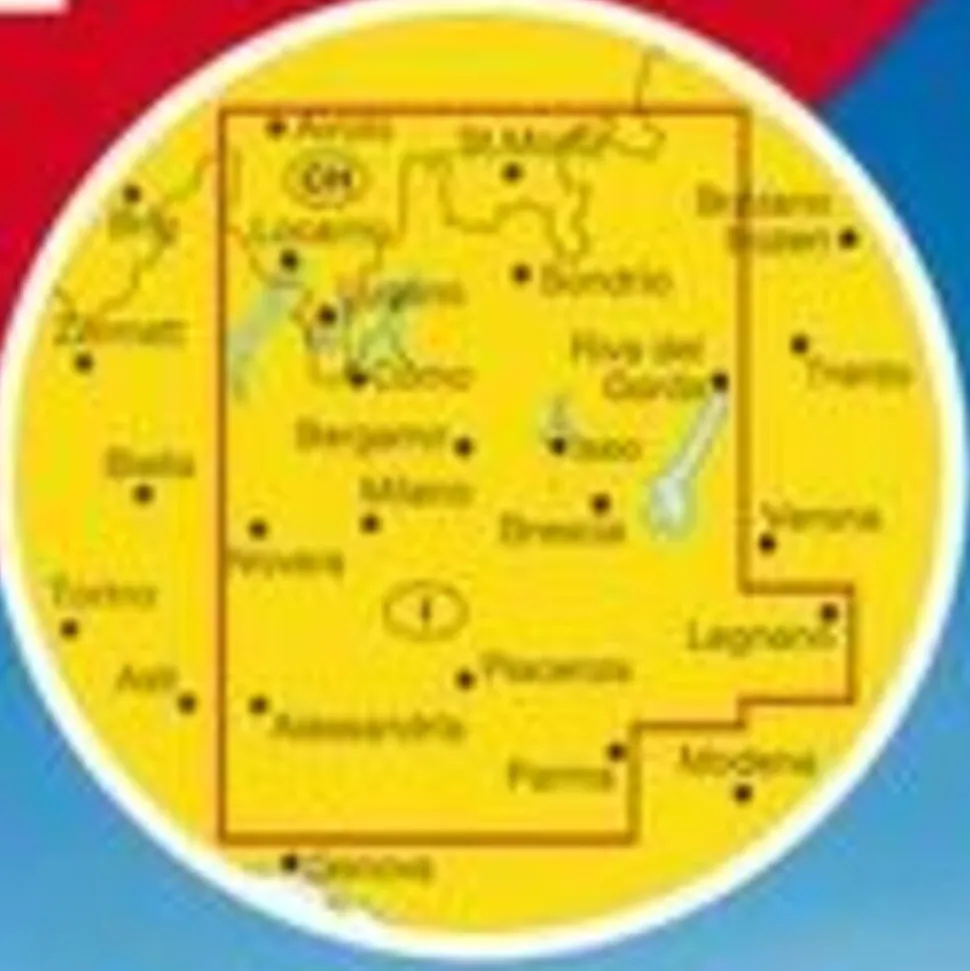Marco Polo Wegenkaart Lombardije-