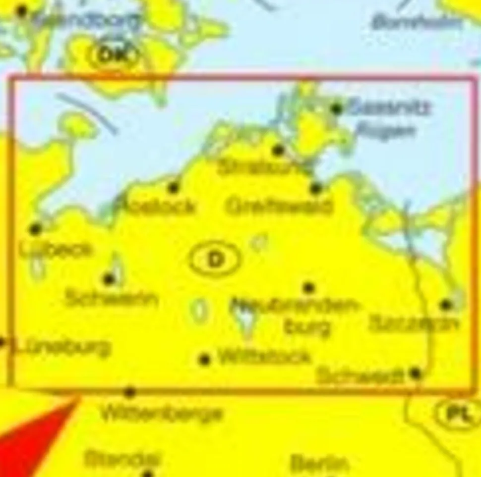 Marco Polo Wegenkaart Mecklenburg-Vorpommern 2