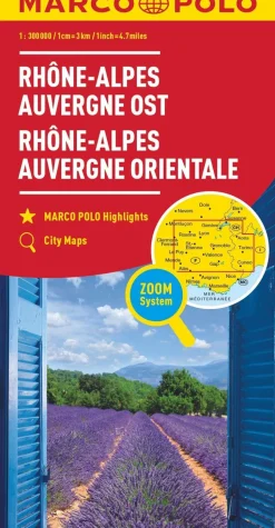 Marco Polo Wegenkaart Rhone-Alpes