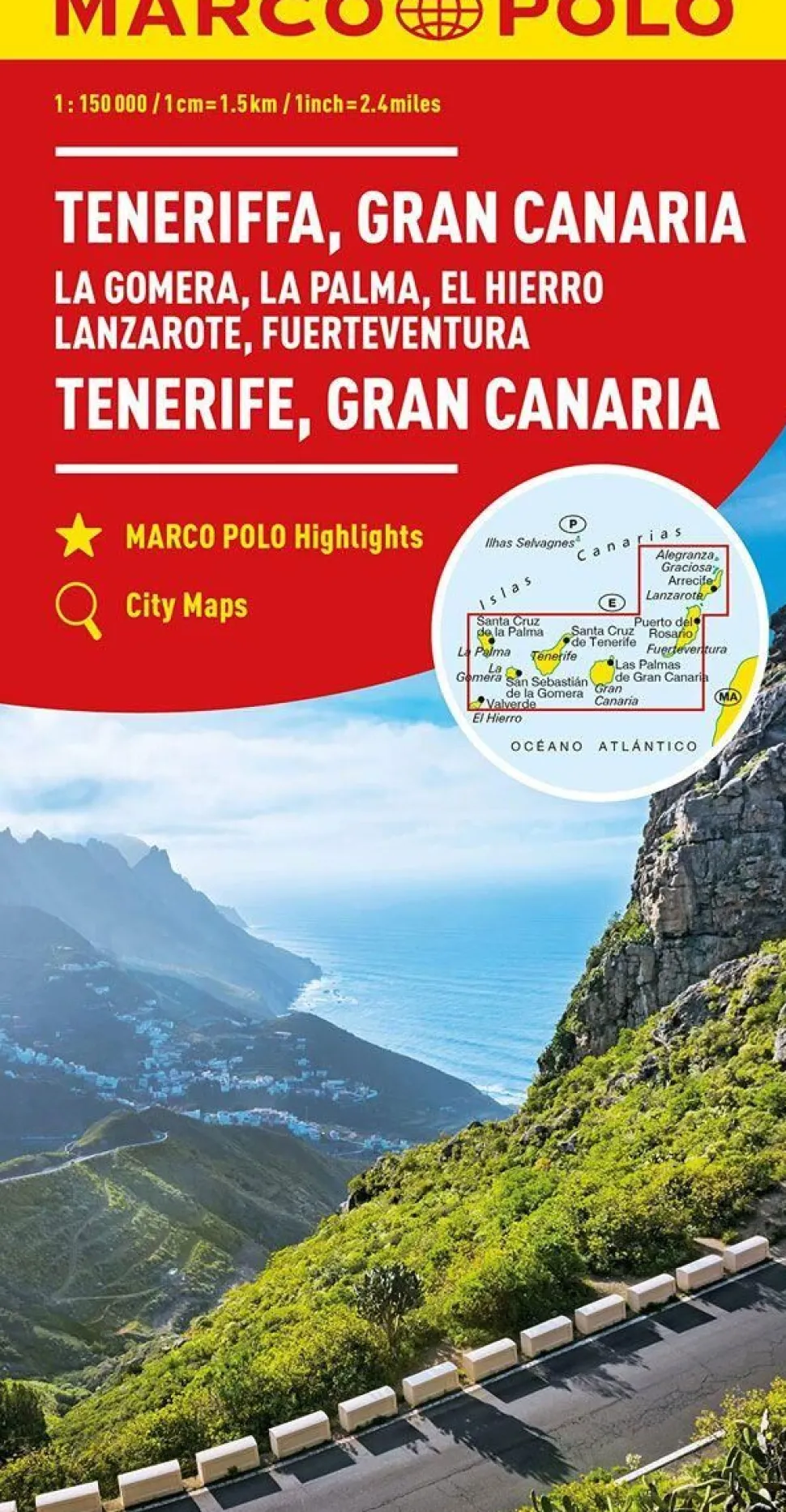 Marco Polo Wegenkaart Tenerife, Gran Canaria