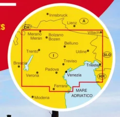 Marco Polo Wegenkaart Venetië Friuli Gardameer 4