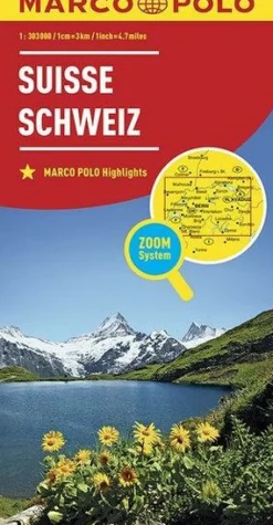 Marco Polo Wegenkaart Zwitserland 1:303.000