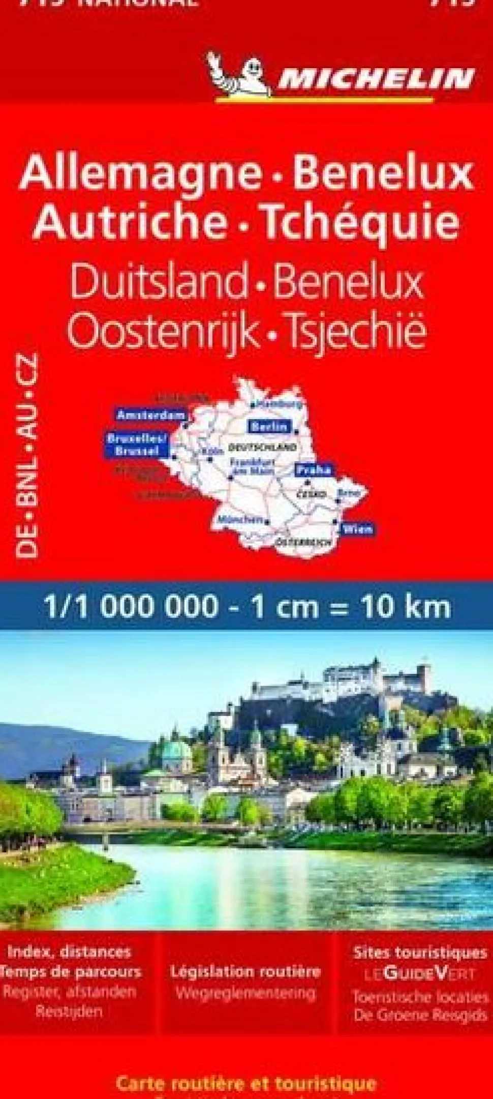 Michelin 719 Duitsland/Oostenrijk/Tsjechie