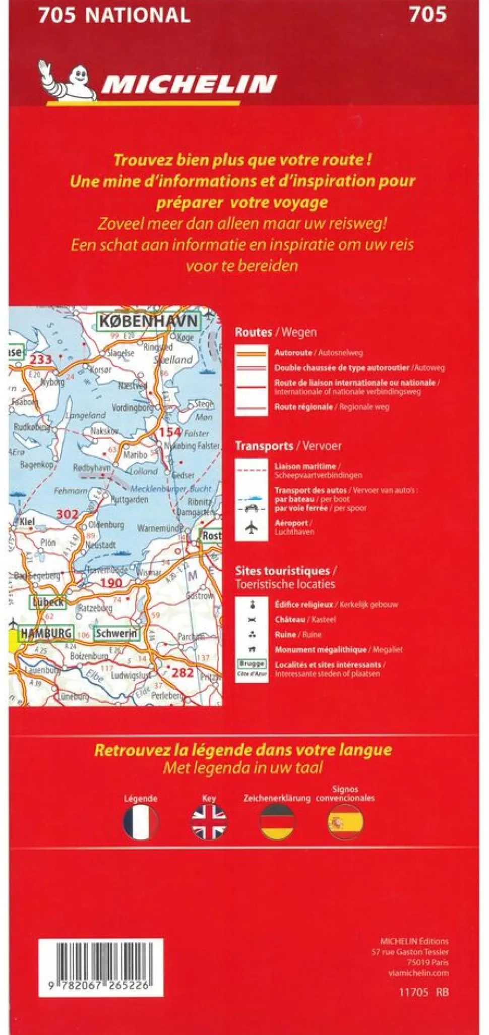 Michelin 705 Europa 2025