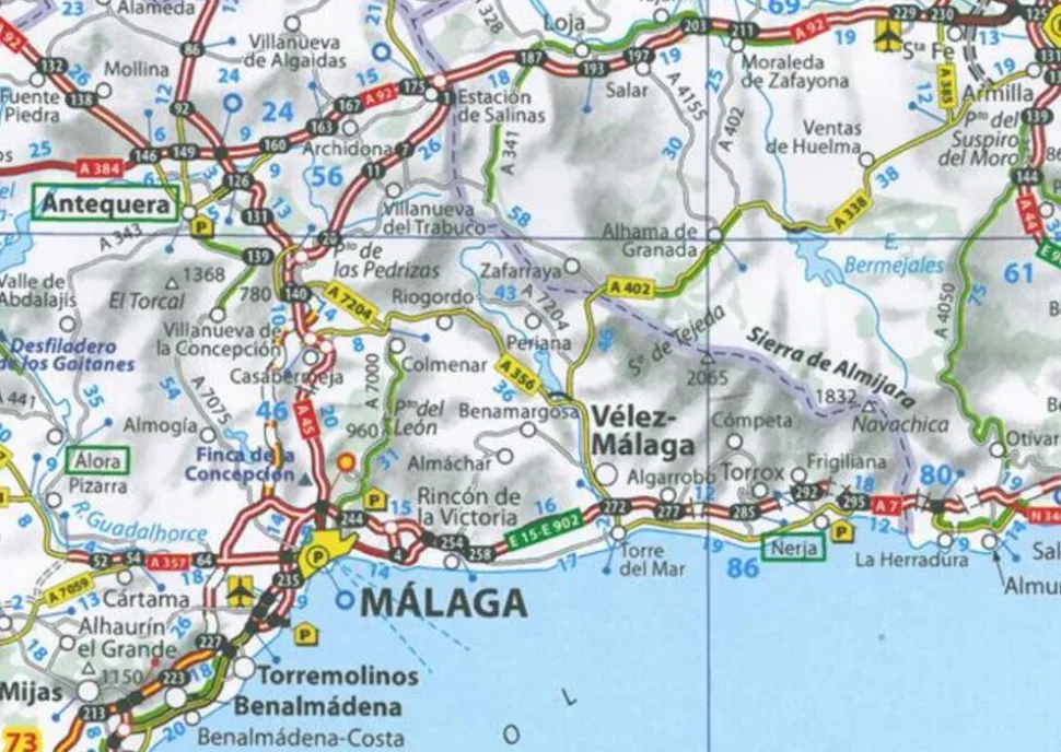 Michelin 734 Spanje, Portugal 2025