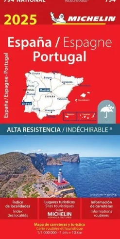Michelin 794 Spanje, Portugal scheurvast 2025