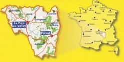 Michelin Ardeche/Haute loire 331 1:150.000