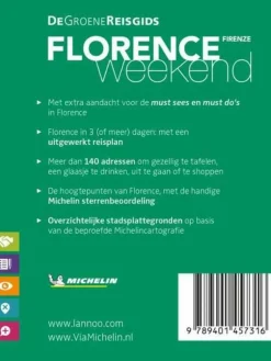 Michelin Groene Reisgids Weekend Florence - Firenze