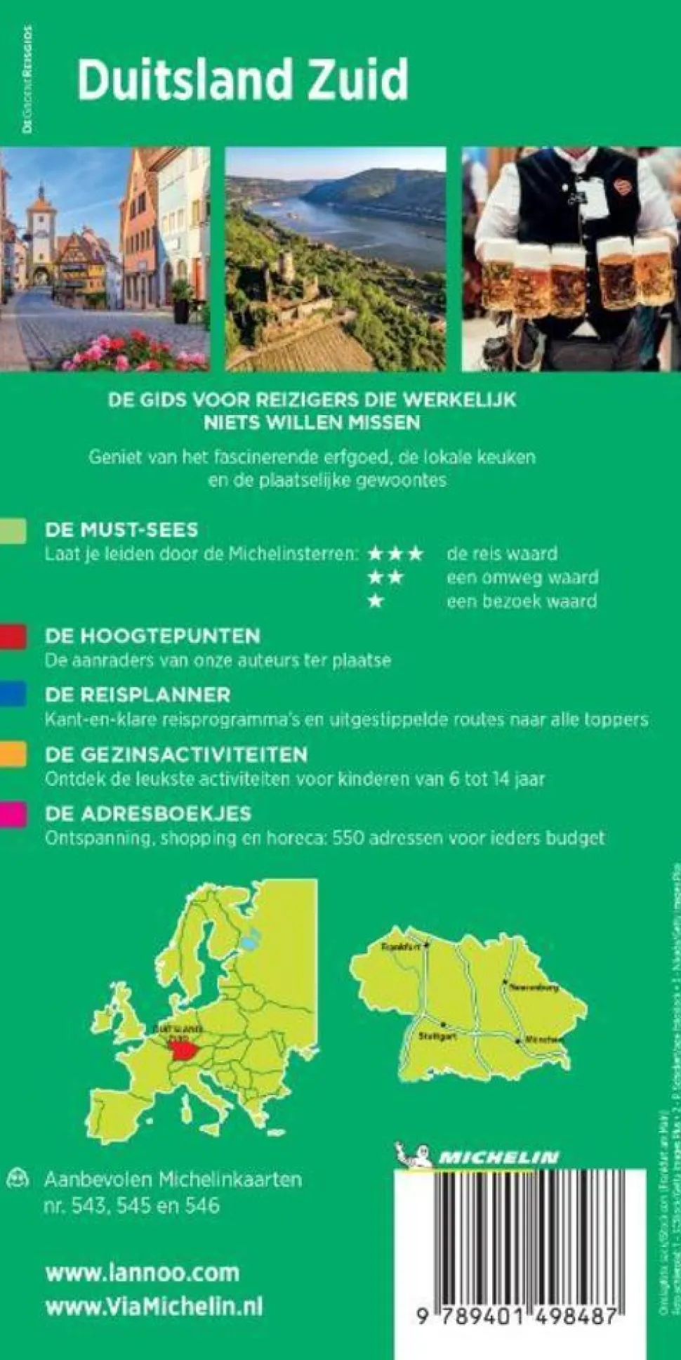 Michelin Groene Reisgids Duitsland Zuid