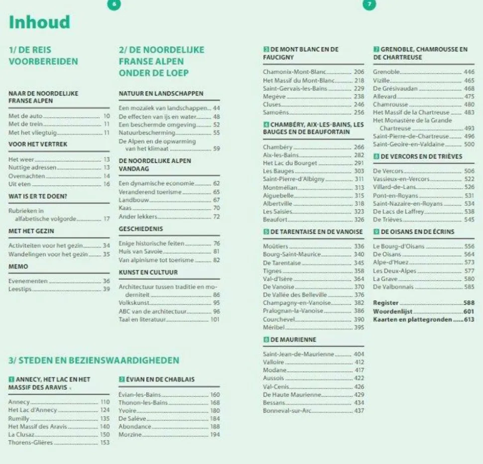 Michelin Groene Reisgids Franse Alpen Noord