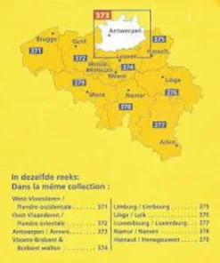 Michelin Wegenkaart 373 Antwerpen