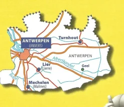 Michelin Wegenkaart 373 Antwerpen