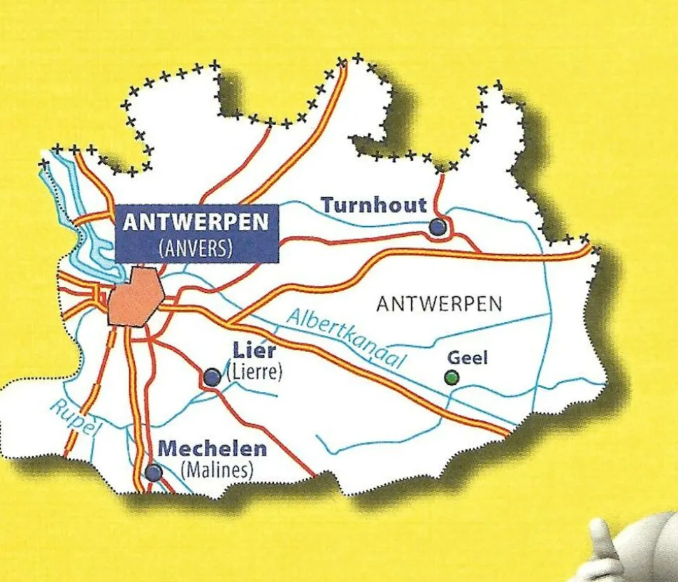Michelin Wegenkaart 373 Antwerpen