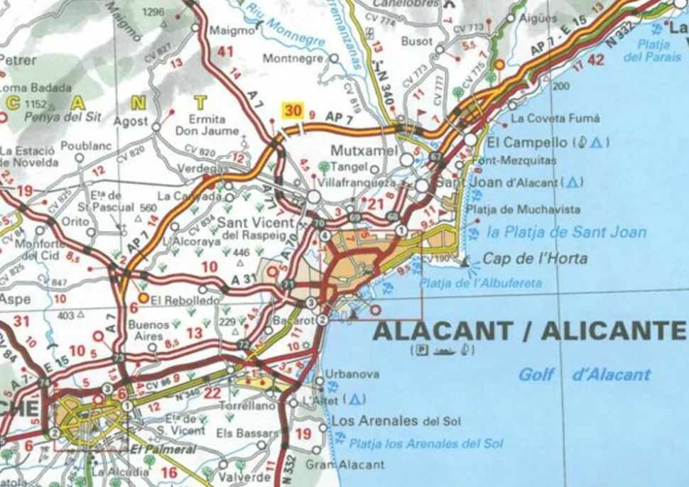 Michelin Wegenkaart 572 Asturië Cantabrië