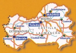 Michelin Wegenkaart 576 Centraal-Spanje