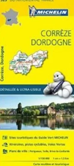Michelin Wegenkaart 329 Correze - Dordogne