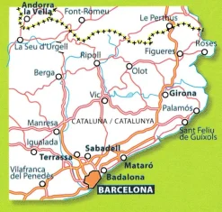 Michelin Wegenkaart 147 Costa Brava Barcelona
