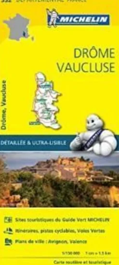 Michelin Wegenkaart 332 Drôme Vaucluse