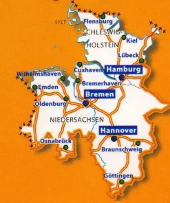 Michelin Wegenkaart 541 Duitsland Noordwest