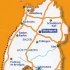 Michelin Wegenkaart 545 Duitsland Zuidwest