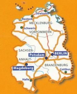 Michelin Wegenkaart 542 Duitsland Noordoost