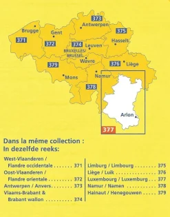 Michelin Wegenkaart 377 Luxemburg