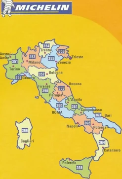 Michelin Wegenkaart 365 Sicilië Sicilia