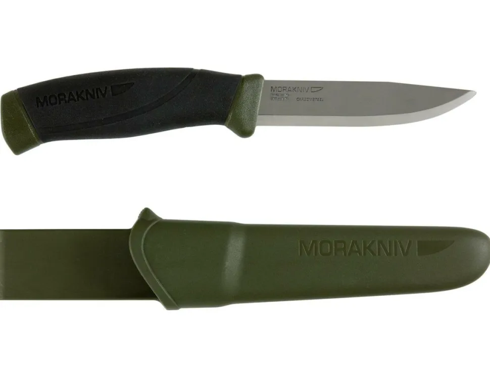 Mora Companion MG RVS Groen - vast mes
