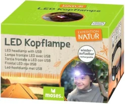 Moses LED hoofdlamp USB