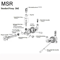 MSR FP/FP-DF Control Valve O-ring (oude pompen)