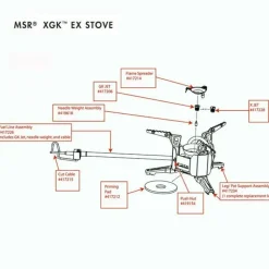 MSR XGK EX 1/8 Push Nut