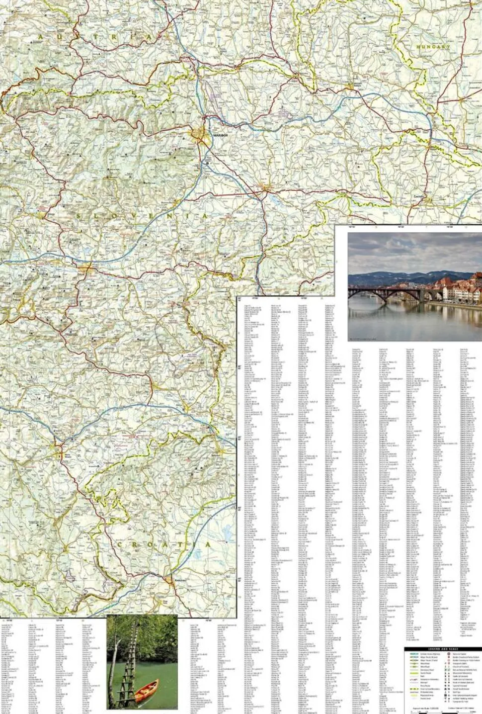 National Geographic Wegenkaart Slovenië Adventure Map