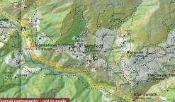 Newgrove Consultants Kaart Rolwaling & Everest section The Great Himalaya Trail
