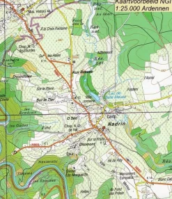 NGIB Topografische kaart 60/3-4 Houffalize