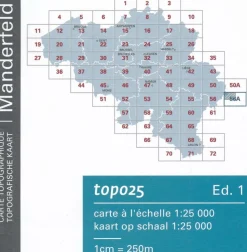 NGIB Topografische kaart 56A/1-2 Manderfeld